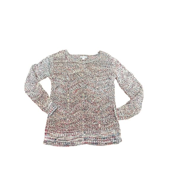 Coldwater Creek Womens Multicolor Knit Sweater M Cotton Acrylic - Picture 8 of 9